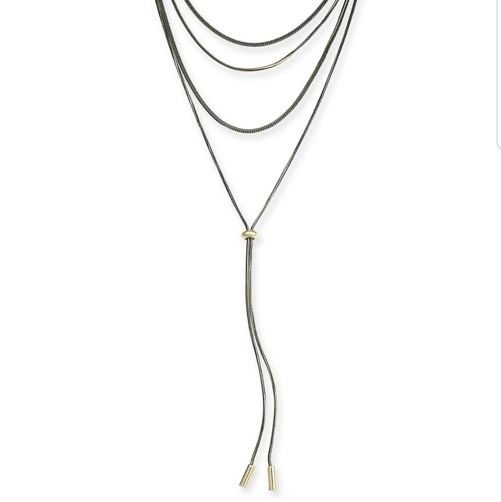 Black and gold necklace